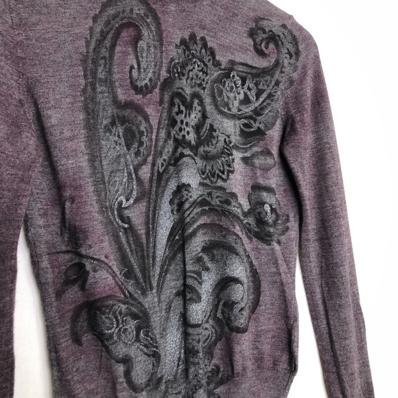 Etro Milano turtle neck floral print sweater - Picture 3 of 10